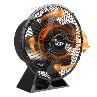 VODA Heat Powered Stove Fan with Protective 4 Blades Slient Fireplace Fan VODA SHOP