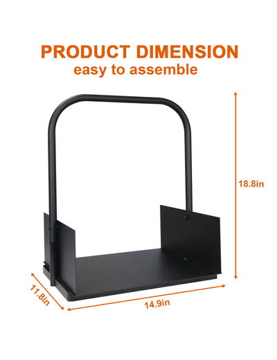 VODA firewood handle rack for outdoor indoor log holder carrier（复制） VODA SHOP