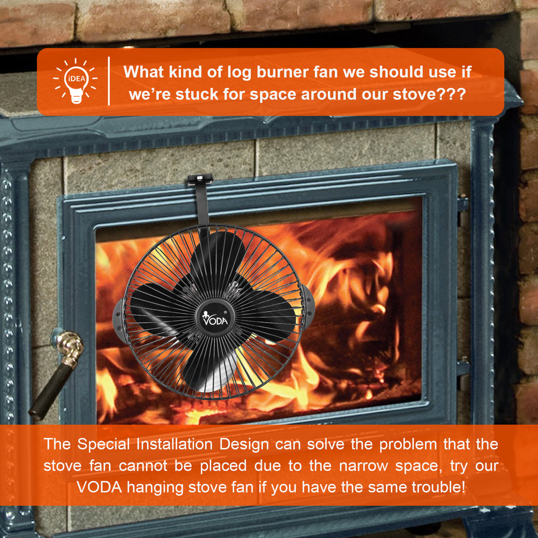 VODA Hanging Wood Burner Stove Fan With Protecting shell – VODA SHOP