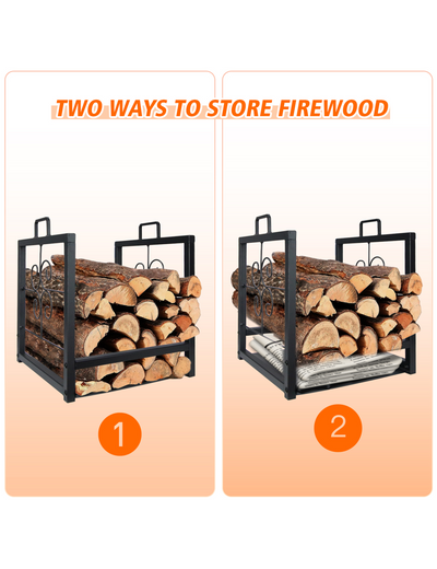 VODA portable firewood rack log holder with handle for heavy duty firewod storage VODA SHOP