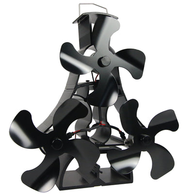 Heat Efficiency 12 Blade Stove Fan with 3 motors VDSF634RX VODA SHOP