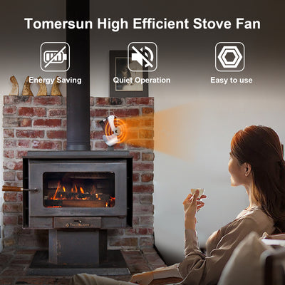 4 Blade Stove Fan VDSF684S VODA SHOP