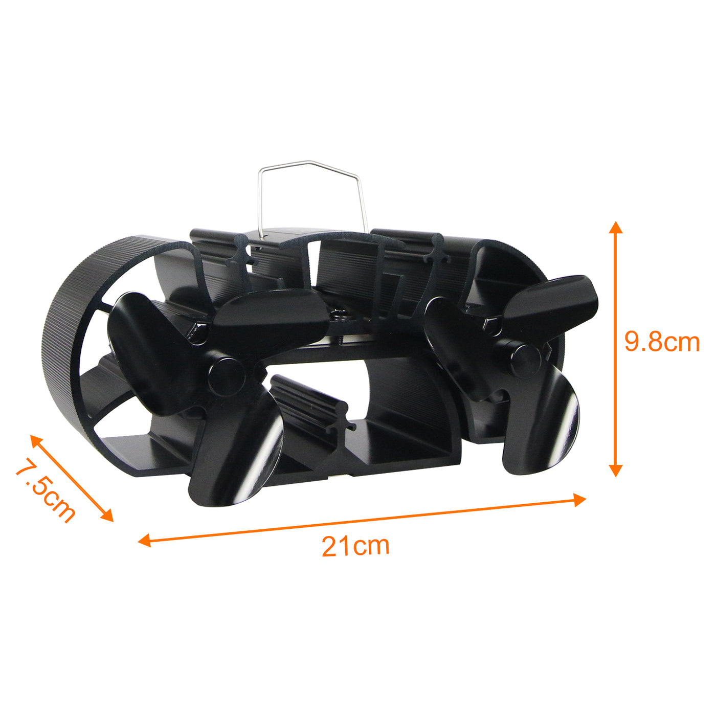 Mini 3.9 Inches Twin Motors Stove Fan VDSF623B VODA SHOP