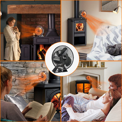 Stove Thermometer VDTM300 And Stove Fan with Protective Cover VDSF643BZ VODA SHOP