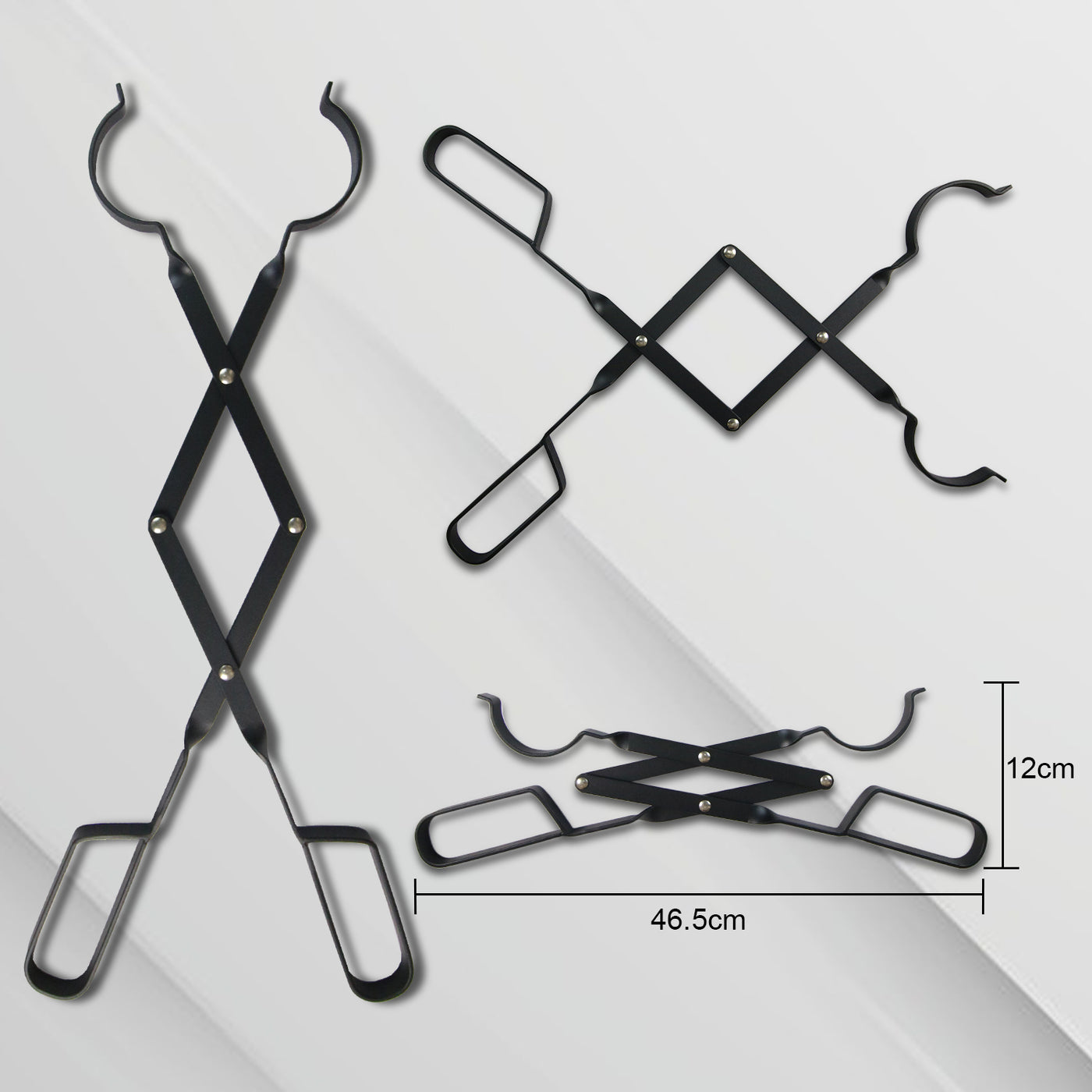 VODA Fireplace Accessories Fire Poker and Fireplace Tongs Set for Fire Pit Bonfire Wood Stove VODA SHOP