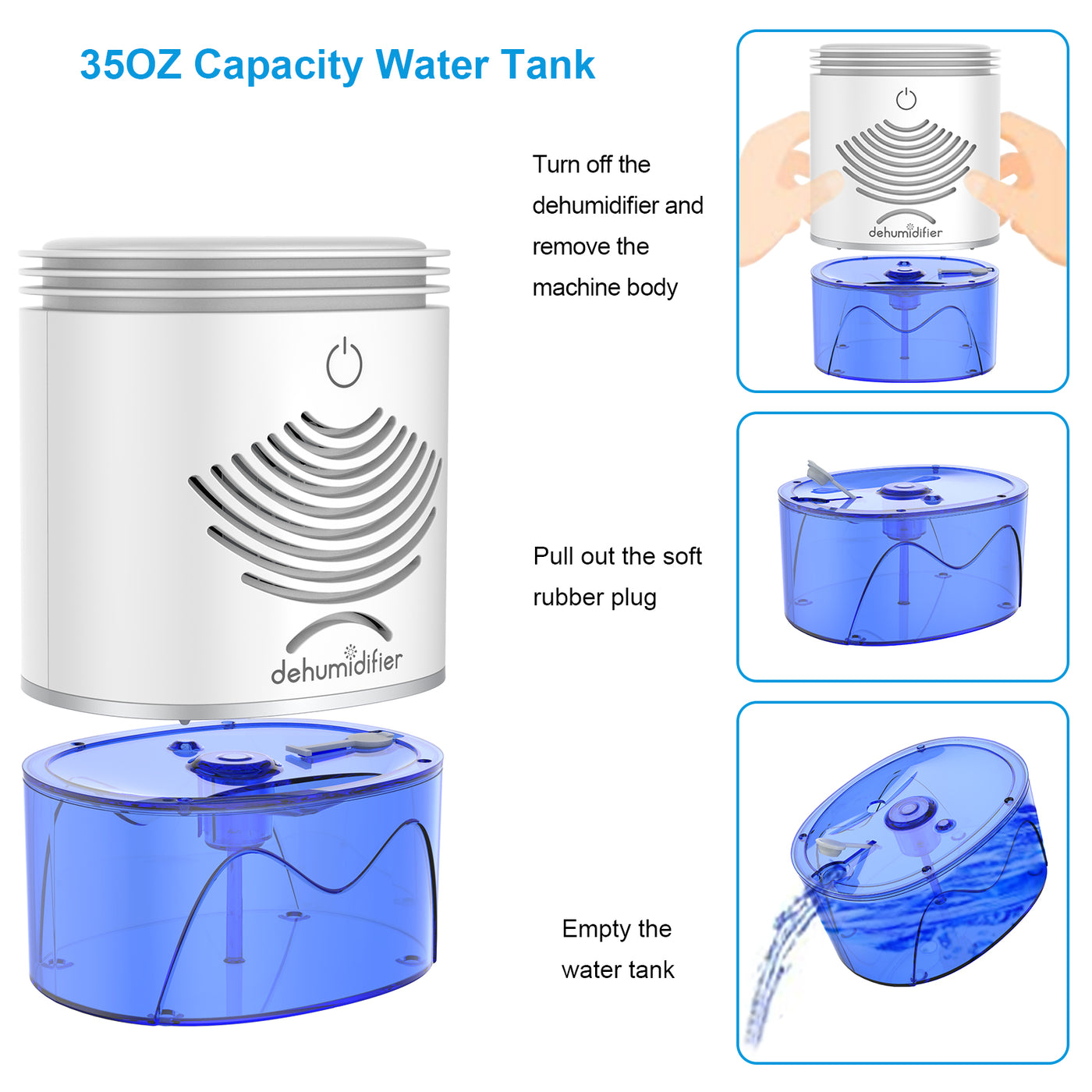 Home portable small electric dehumidifiers VODA SHOP
