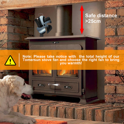 4 Blade Stove Fan VDSF684S VODA SHOP
