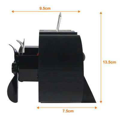 Mini 3.9 Inches Twin Motors Stove Fan VDSF623B VODA SHOP