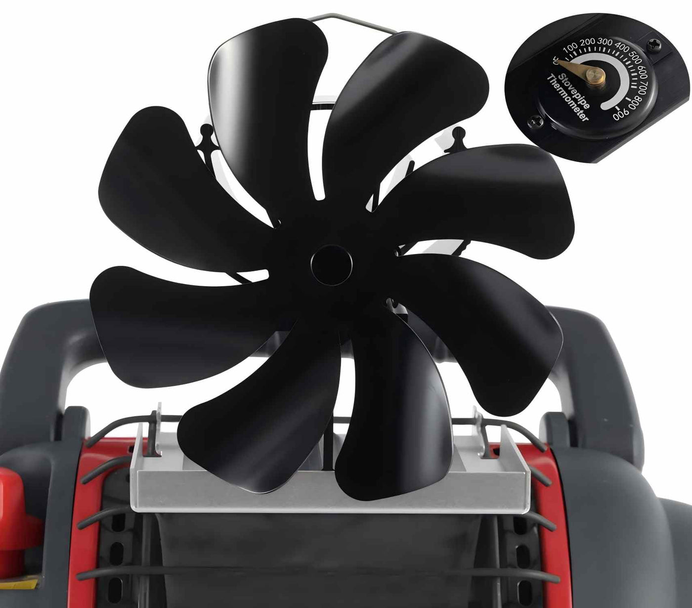 VODA Buddy Heater 8 Blades Heat Powered Activated Stove Fans with Bracket for Wood Burning Stoves VODA SHOP