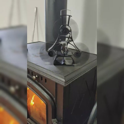 Heat Efficiency 12 Blade Stove Fan with 3 motors VDSF634RX