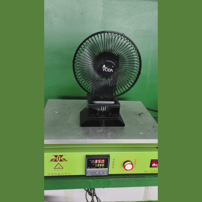 New Arrival Safety Heat Powered Oscillating Stove Fan with Shell Protection VDSF695RB