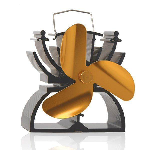 Mini Heat Powered Stove Fan VDSF633RB VODA SHOP